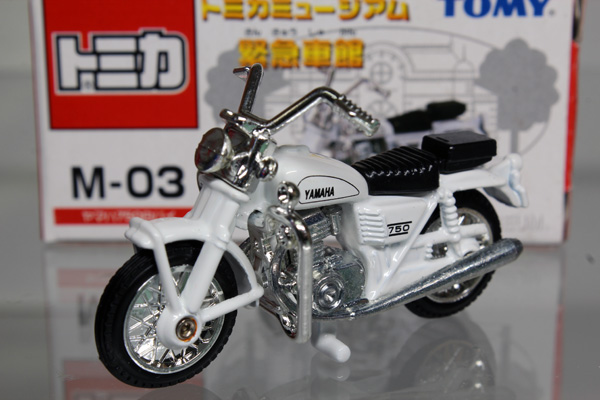 トミカミュージアム★M-03★ヤマハ750白バイ※トミカミュージアム・特注品