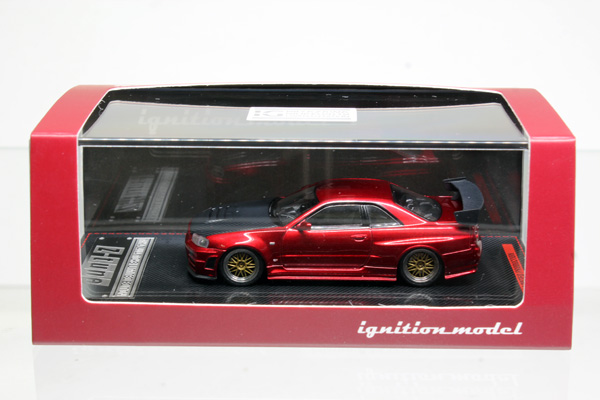 ignition model★1871★日産NISMO R34 GT-R Z-TUNE RED  Metallic※イグニッションモデル・1/64スケール・宮沢模型特注