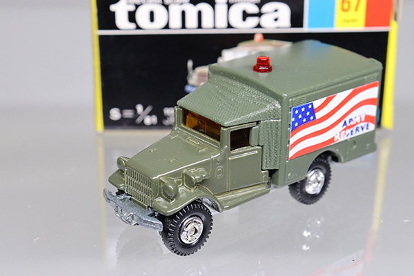 ミニカーショップ ケンボックス トミカ 黒箱☆67☆トヨタ自衛隊救急車※67-2-2Minicar shop KENBOX TOMICA