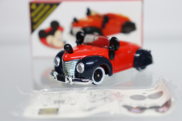 ミニカーショップ ケンボックス ディズニートミカ ミッキーのロードスター 未貼minicar Shop Kenbox Tomica