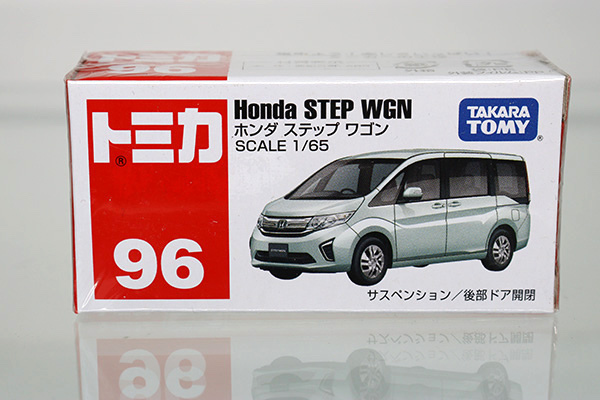 ミニカーショップ ケンボックス トミカ 赤箱 96 ホンダステップワゴン St16 Takaratomyロゴ 未開封minicar Shop Kenbox Tomica