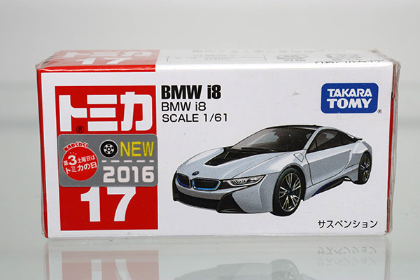 ミニカーショップ ケンボックス トミカ 赤箱 17 Bmwi8 St16 16年新車シール Takaratomyロゴ 未開封minicar Shop Kenbox Tomica