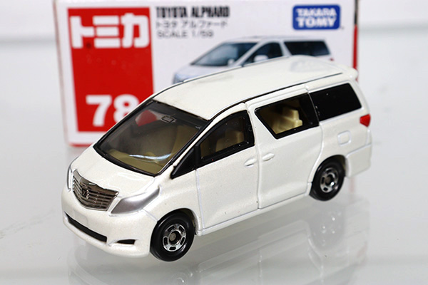 ミニカーショップ ケンボックス トミカ 赤箱☆78☆トヨタアルファード【ST10】※TAKARATOMYロゴMinicar shop KENBOX  TOMICA