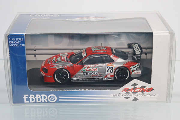 エブロ★378★日産CASTROL PITWORK GT-R MALAYSIA(ゼッケン23)※1/43スケール・現状渡し