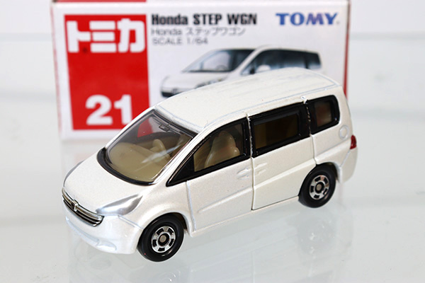 ミニカーショップ ケンボックス トミカ 赤箱 21 ホンダステップワゴン St06 Tomy青ロゴminicar Shop Kenbox Tomica