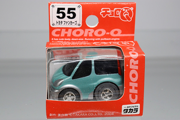 ミニカーショップ ケンボックス チョロq 55 トヨタファンカーゴminicar Shop Kenbox Tomica