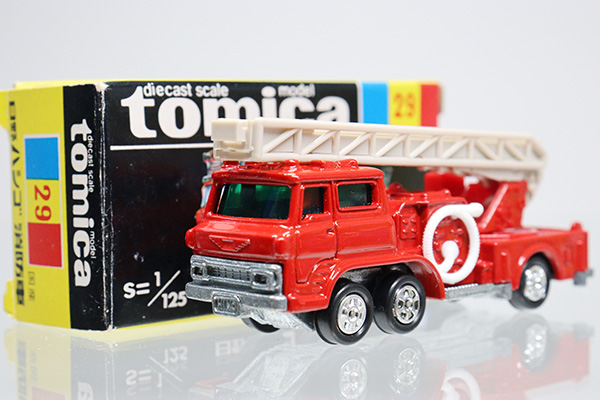 ミニカーショップ ケンボックス トミカ 黒箱 29 日野ハシゴ消防車 1e 2bホイール 29 2 1minicar Shop Kenbox Tomica