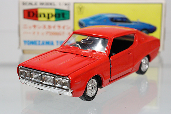 ミニカーショップ ケンボックス ダイヤペット☆G-3☆日産スカイラインハードトップ2000GT-X※オーバーフェンダー無し。貴重なモデル。箱ヤケ部分有Minicar  shop KENBOX TOMICA