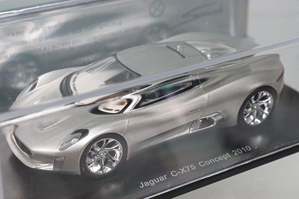 ミニカーショップ ケンボックス 1 43スケール S99 ジャガーc X75 コンセプト10 シルバー Spark 撮影の為に開封 現状渡しminicar Shop Kenbox Tomica