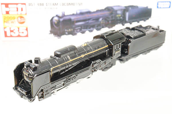 ロングトミカ★135★D51 498 蒸気機関車※2009年発売・TAKARATOMYロゴ