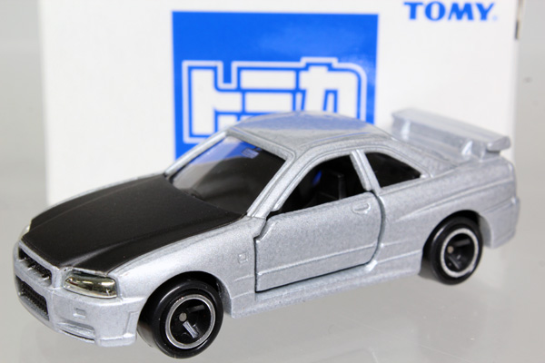ミニカーショップ ケンボックス トミカ 特注 その他 01 日産スカイラインgt R R34 ボンネットマットブラック トミカ缶