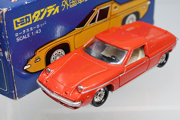 ミニカーショップ ケンボックス ダンディ F02 ロータスヨーロッパ 赤 フィルム欠 現状渡しminicar Shop Kenbox Tomica