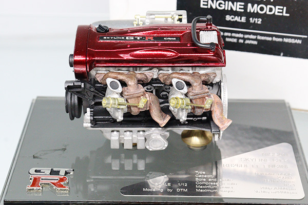 ミニカーショップ ケンボックス 1 12 1 18スケール 日産スカイラインgt R Rb26dett Engine Model 赤 1 12スケール 日本製 重量あります Skyline Development Project Teamminicar Shop Kenbox Tomica