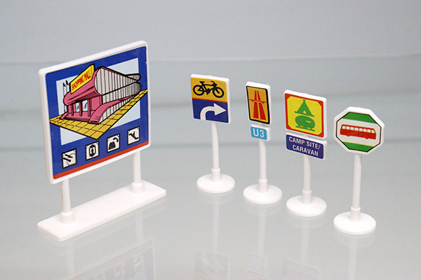 ミニカーショップ ケンボックス ダイヤペット 標識セット※ダイヤペット