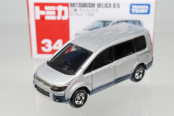 ミニカーショップ ケンボックス トミカ 赤箱☆34☆三菱デリカD:5