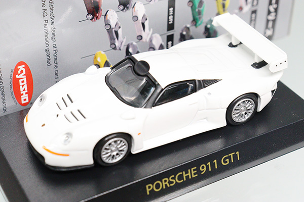 ミニカーショップ ケンボックス 京商 ポルシェ911 GT1(白