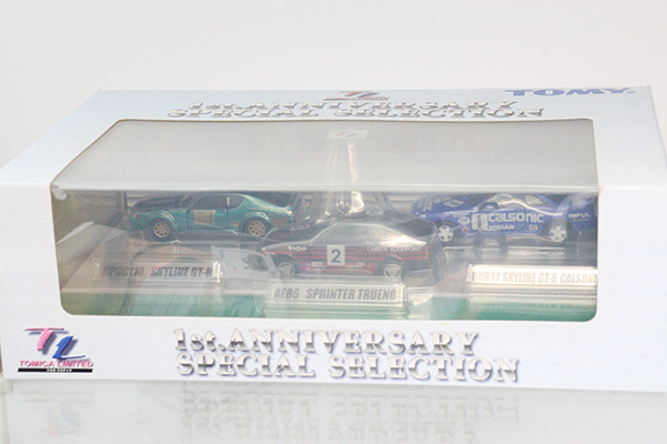 トミカリミテッド★ ★1st.ANNIVERSARY SPECIAL SELECTION(ケンメリ・GT-R・トレノ)※未開封品・現状渡し