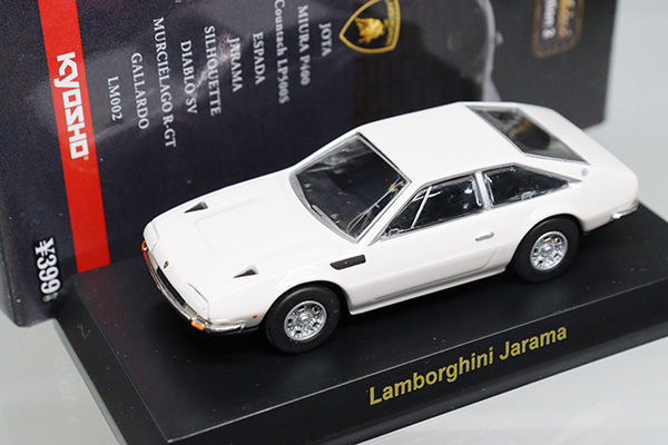 ミニカーショップ ケンボックス 京商 ランボルギーニJARAMA(白)※1/64