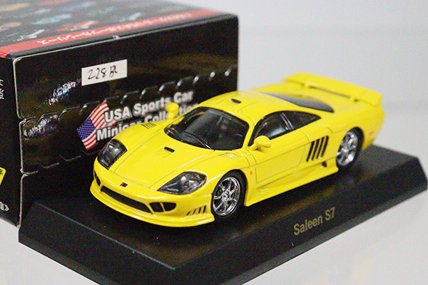 ミニカーショップ ケンボックス 京商 SALEEN S7(黄)※USAスポーツカー