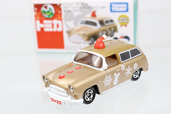 ミニカーショップ ケンボックス ディズニートミカラグーンワゴン クリスマスゴールド ミッキーマウス 販売店特別仕様車 撮影の為に開封 セール品の為現状渡しminicar Shop Kenbox Tomica