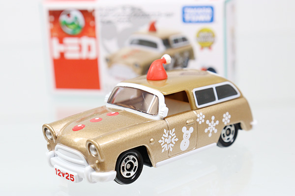 ミニカーショップ ケンボックス ディズニートミカラグーンワゴン クリスマスゴールド ミッキーマウス 販売店特別仕様車 撮影の為に開封 セール品の為現状渡しminicar Shop Kenbox Tomica