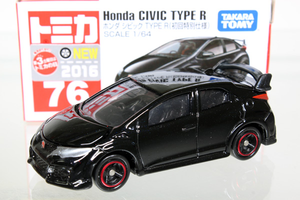 ミニカーショップ ケンボックス トミカ 赤箱 76 ホンダシビックtype R 初回特別仕様 16年発売 Takaratomyロゴminicar Shop Kenbox Tomica