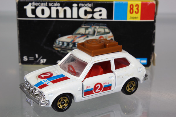 ミニカーショップ ケンボックス トミカ 黒箱☆83☆ホンダシビックGL