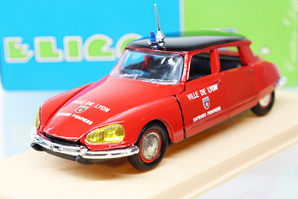Eligor 1/43 – Citroën DS 21 Pompiers Lyon 1967, Miniature Très Bon état Boîte