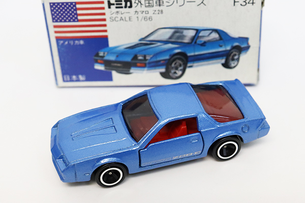 ミニカーショップ ケンボックス トミカ 青箱☆F34-2-1☆シボレーカマロ