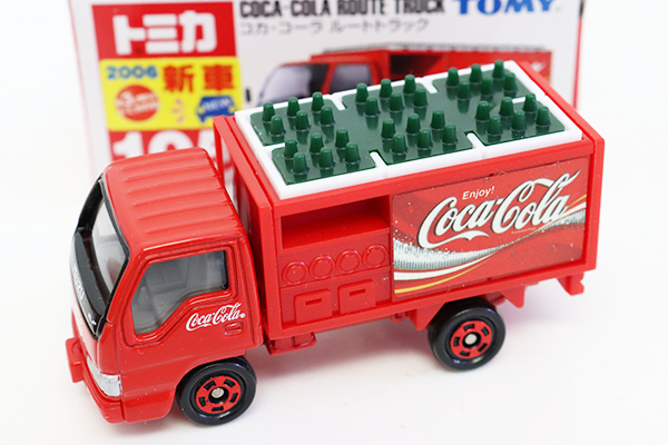 中国製トミカ　コカ・コーラ　ルートトラック　エルフ