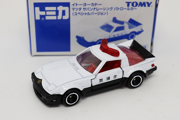 日本製・綿100% トミカ サバンナレーシング パトカー 非売品 - ミニカー