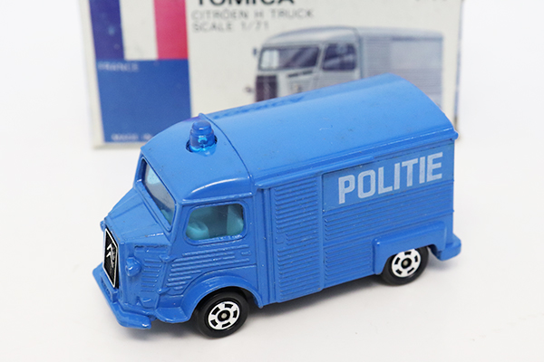 トミカ　青箱★F17★シトロエンHトラック(POLITIE) ※F17-2-7・箱ヤケ・買取品・現状渡し