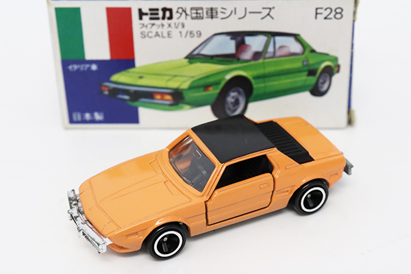 スーパーセール 半額 ミニカーショップ 青箱☆F28☆フィアットX1 トミカ ケンボックス ミニカー