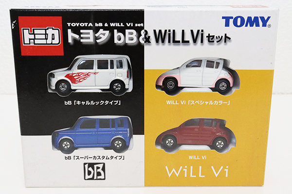 トミカギフトセット★★トヨタbB&EiLL Viセット※箱テープ跡・現状渡し・撮影のため開封