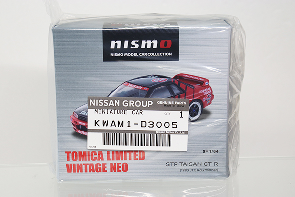 トミカリミテッド NISMO MODEL CAR COLLECTION 1/64 STP TAISAN GT-R 1993 JTC Rd.2 Winner KENWOOD #2(レッド×ブラック) 完成品 ミニカー タカラトミー