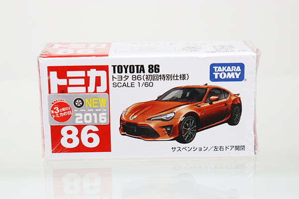 ミニカーショップ ケンボックス トミカ 赤箱☆86☆トヨタ86(初回特別