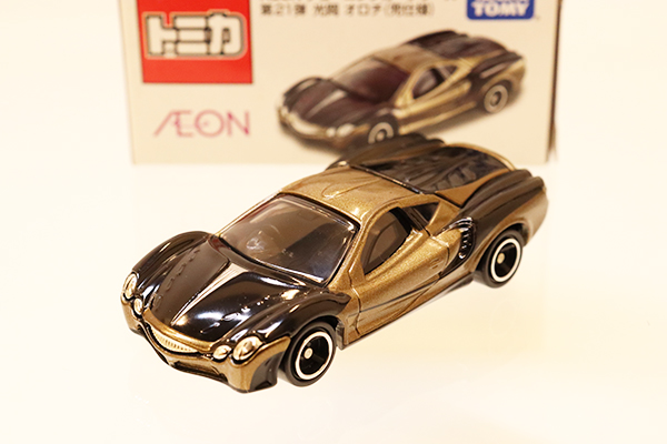 ミニカーショップ ケンボックス トミカ イオン特注光岡オロチ 兜仕様 買取品 現状渡しminicar Shop Kenbox Tomica