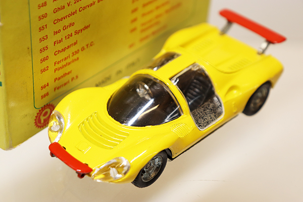 ミニカーショップ ケンボックス 外国モデル☆589☆フェラーリディーノ BERLINETTA PININFARINA(黄)  ※POLITOY・1/43スケール・箱スレ、ヨレ・買取品・現状渡しMinicar shop KENBOX TOMICA