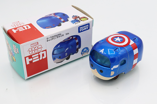 トミカ marvel マーベル ツムツム キャプテンアメリカ - ミニカー