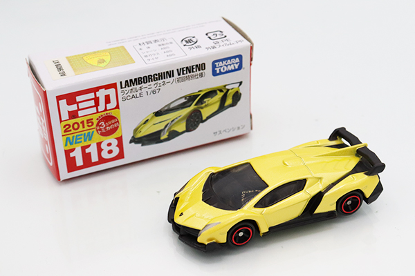 118 トミカ 初回 ヴェネーノ 10台セット 赤箱 ランボルギーニ ミニカーショップ ケンボックス トミカ 赤箱☆118