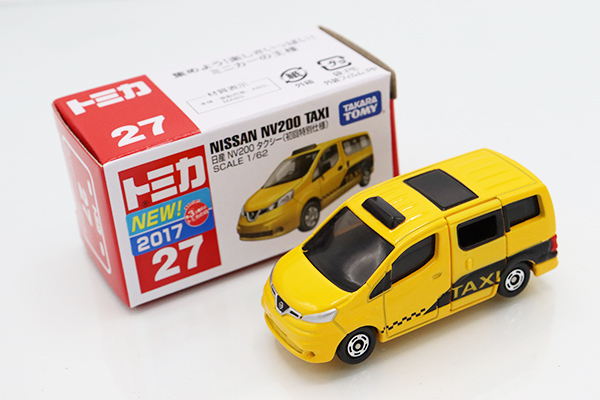 ミニカーショップ ケンボックス トミカ 赤箱☆27☆日産NV200 タクシー(初回特別仕様)  ※新車シール・未開封でしたが撮影の為に開封・セール品の為現状渡しMinicar shop KENBOX TOMICA