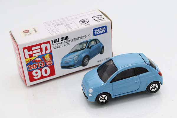 トミカ　赤箱★90★フィアット500(初回特別カラー) ※新車シール・買取品・セール品の為現状渡し