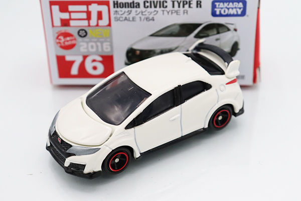 トミカ No.76 ホンダ シビック タイプR FK2 輸送箱 ネームシール-