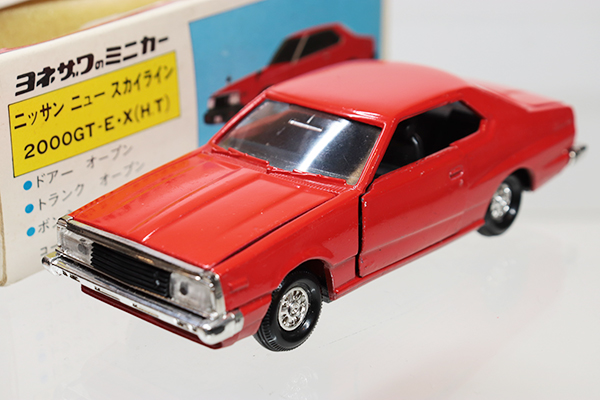 ミニカーショップ ケンボックス ダイヤペット☆G-137☆日産ニュースカイライン 2000GT-E・X(H・T)  ※塗装少浮き・チップ・フィルム破れ・買取品・現状渡しMinicar shop KENBOX TOMICA