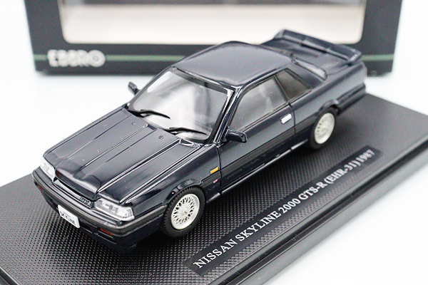 エブロ★616★日産スカイライン GTS-R (HR31) 1986 (黒) ※1/43スケール・箱少スレ・買取品・現状渡し