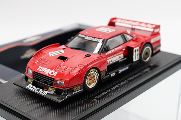 エブロ★43990★日産スカイライン ターボ c 1983 鈴鹿 1000Km #11 (赤)  ※1/43スケール・値札剥がし跡・箱少ヨレ、少スレ・買取品・現状渡し