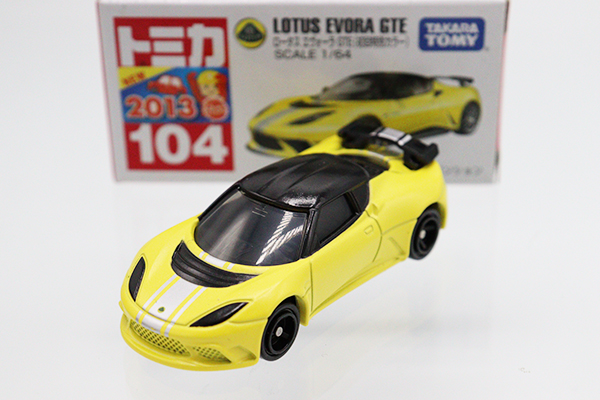 ミニカーショップ ケンボックス トミカ 赤箱☆104☆ロータスエヴォーラ