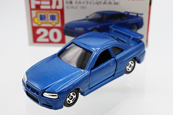 トミカ 博品館 トイパーク 日本製 赤箱 20 ニッサン スカイライン GTR 