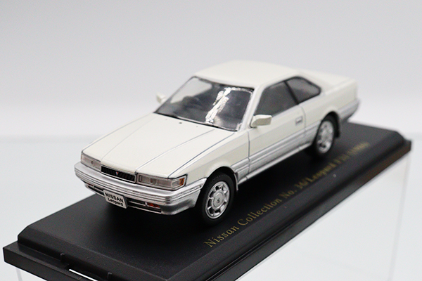 日産名車コレクション★No.36★日産レパード F31 (1986) ※1/43スケール・ケース極少スレ・塗装難、剥がれ有・買取品・現状渡し