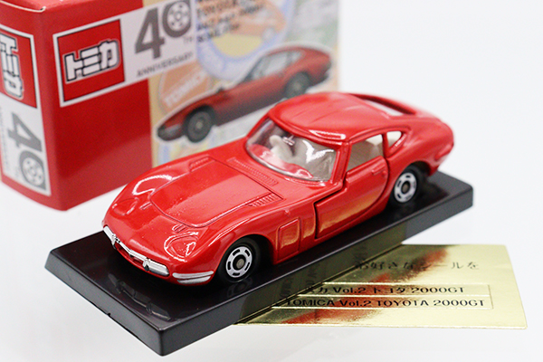 ミニカー<br> 1 59 トヨタ 2000GT(レッド) 「40周年記念復刻トミカ Vol